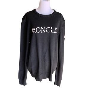 🆕 MONCLER Style Logo-Print Crew-Neck Sweatshirt 🆕